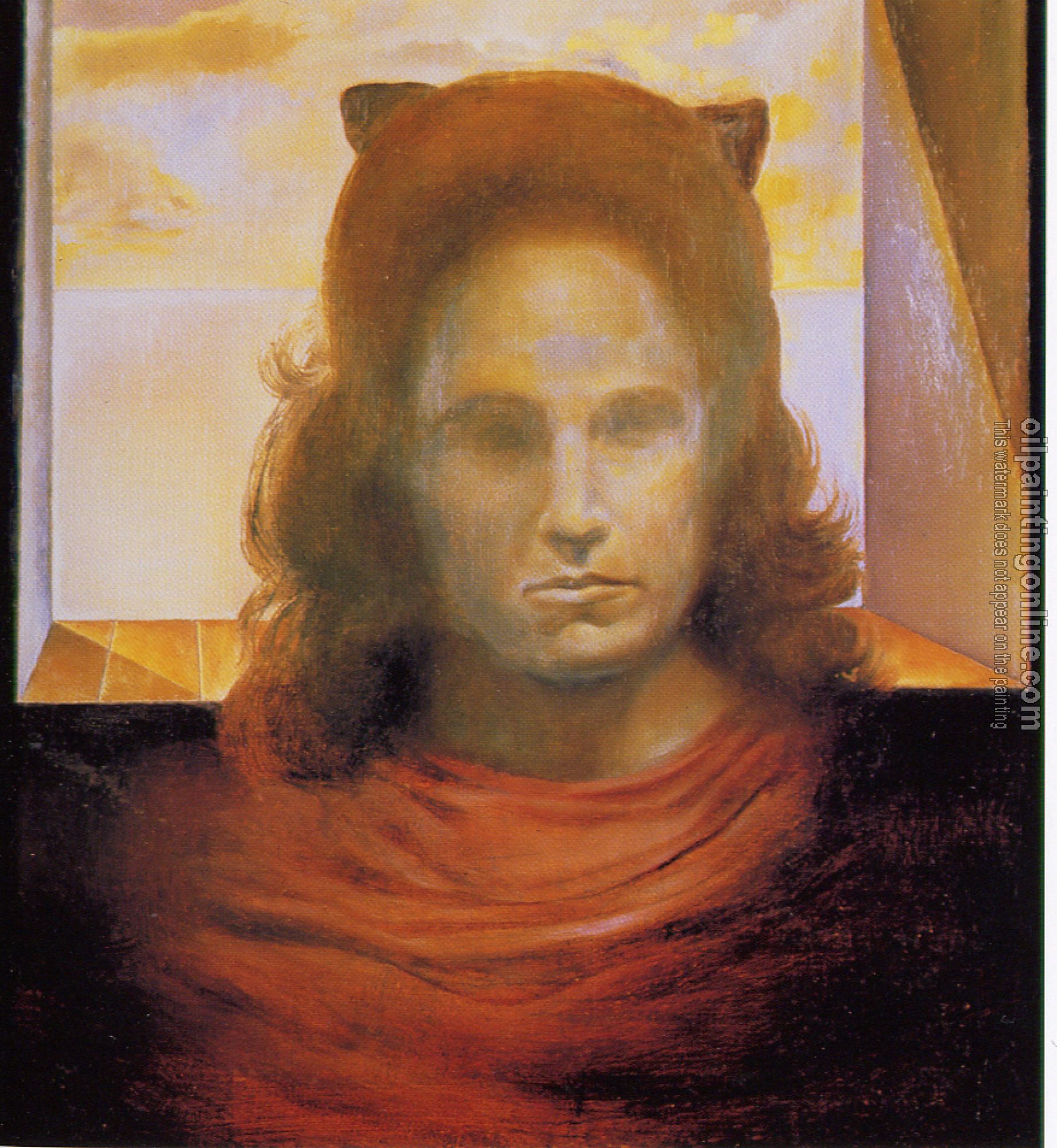 Dali, Salvador - Portrait of Gala(Gala against the Light)